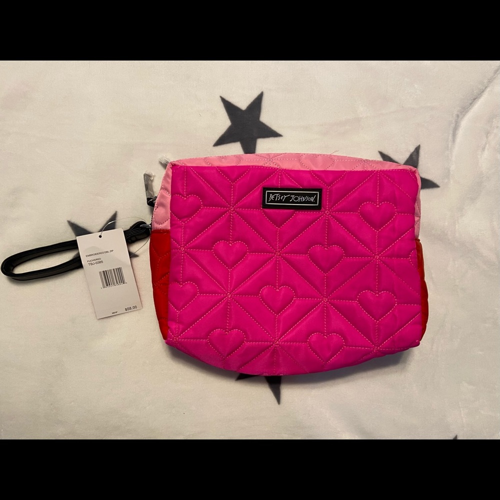 Betsy Johnson cosmetic bag
